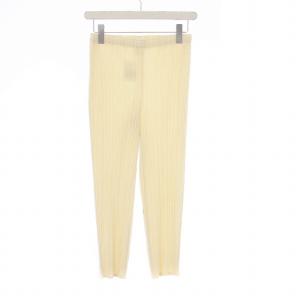 イッセイミヤケ プリーツパンツ イージーパンツ タグ付き 4 XL アイボリー /YT