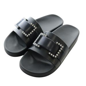 SR JELLY サンダル ラインストーン 39 ブラック B01030MFI631400.1000