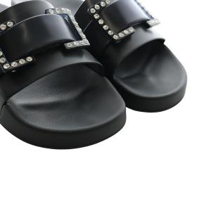Sergio Rossi SR JELLY サンダル ラインストーン 39 ブラック B01030MFI631400.1000