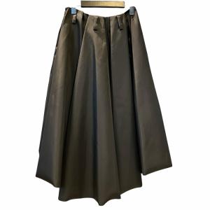 PRADA 22SS Re-Nylon フレアロングスカート  38 ブラック 21Y931