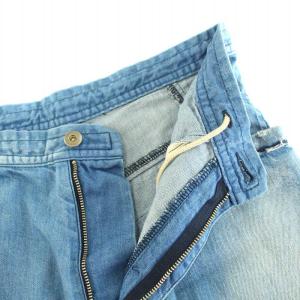 Y's ヨウジヤマモト 8OZ UNEVEN デニムサルエルパンツ