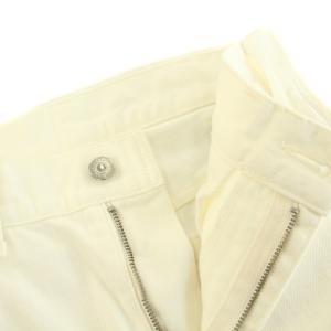 CELINE 19AW ミッドウエストフレアデニム パンツ 25 ホワイト N214792D