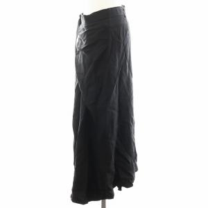 JIL SANDER 23SS フレアスカート 32 ブラック J01MA0102 J65052