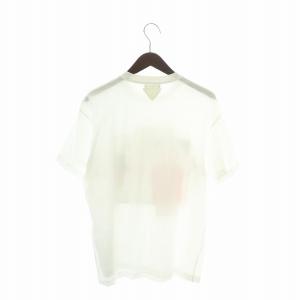 PRADA Tシャツ 半袖 猿ロボットモチーフ プリントデザイン M 白 GY17
