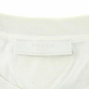 PRADA Tシャツ 半袖 猿ロボットモチーフ プリントデザイン M 白 GY17