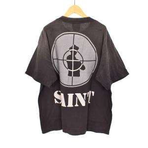 SAINTMICHAEL 24AW SS TEE SNT ENEMY Tシャツ L ブラック SM-YS1-0000-C18