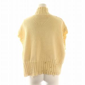 MARNI 23AW コットンクロップドベスト ニット プルオーバー 42 アイボリー
