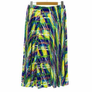 PLEATS PLEASE ISSEY MIYAKE イッセイミヤケ プリーツスカート 総柄 4 マルチカラー PP01-JG752