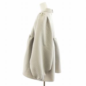 yori 24SS キルトライクボリューム シャツ ブラウス 長袖 F グレー YR21-24008SP-2 /AN29