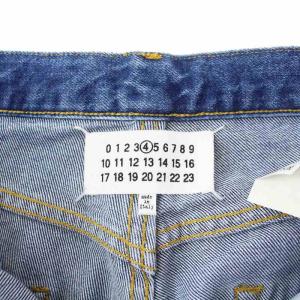 Maison Margiela 4 21AW ストレートデニムパンツ 38 ブルー S51LA0150