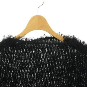 ISSEY MIYAKE FUZZY PLEATS ニット セーター 2 ブラック