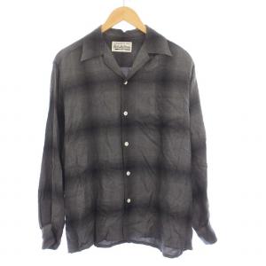 OMBRAY CHECK OPEN COLLAR SHIRT L/S