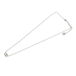 Christian Dior Clair D Lune ネックレス CDシグネチャー ホワイト
