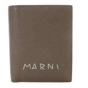 MARNI マルニ　二つ折り財布 バイフォールドウォレット バイフォールドウォレット 財布 二つ折り レザー マルチカラー