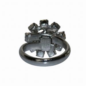 Christian Dior 1973 ヴィンテージ 指輪 11号 シルバーカラー ブルー