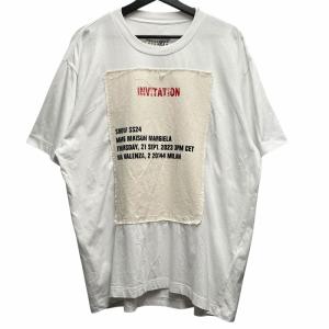 24SS INVITATION Tシャツ S ホワイト SH2GC0006
