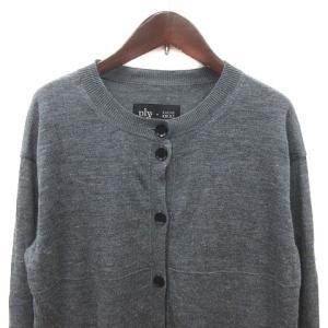 Yohji Yamamoto プライ バイ ラグネ plyy by RAGNE KIKAS カーディガン ニット リネン ロング 長袖