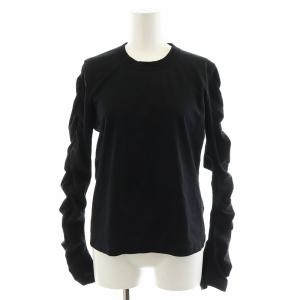 AD2024 カットソー パワーショルダー S ブラック 3N-T008