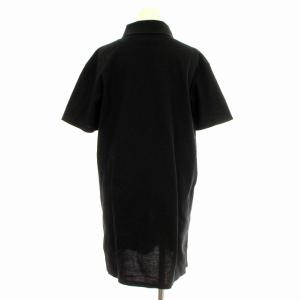 BURBERRY ワッペン コットンピケワンピース 8021969 S ブラック