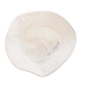 miumiu 22年 ロゴ バケットハット コットン L ホワイト 5HC196