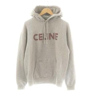 2Y65D670Q 23AW ロゴプリントルーズ プルオーバーパーカー M グレー