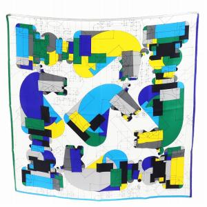 カレ90 チェックメイト ECHEC AU ROI スカーフ シルク