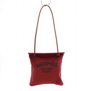 HERMES サックアリーヌPM トートバック レッド