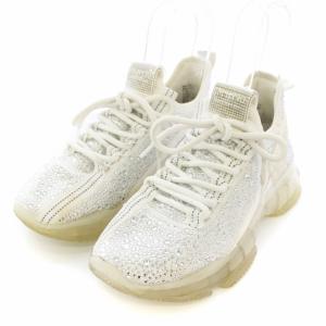 STEVE MADDEN MAXIMA-R スニーカー シューズ ラインストーン 7.5M 23.5-24cm シルバー MAXI10S1