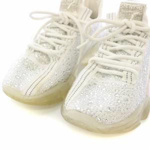 STEVE MADDEN MAXIMA-R スニーカー シューズ ラインストーン 7.5M 23.5-24cm シルバー MAXI10S1