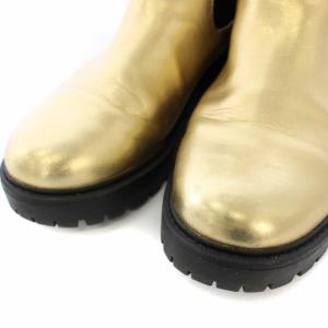 Desigual シューズ チェルシーブーツ ショートブーツ スタッズ BIKER GOLD 39 24.5cm ゴールド