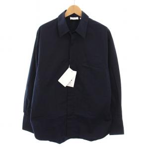 シャツ ロゴ刺繍 L ネイビー 143811