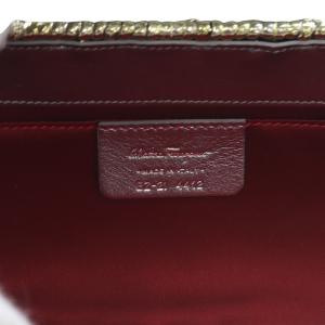 Salvatore Ferragamo ハンドバッグ ガンチーニ ゴールド色 EZ-21 4412