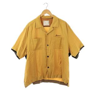 ウェア・シャツ 22ss sacai Cotton Twill Bowling Shirt sacai(サカイ) 22SS Cotton Twill Bowling Shirtコットン ツイル