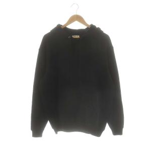 A24APSMOOTH SOFT SWEAT P O PARKAパーカー プルオーバー 裏起毛 4 黒