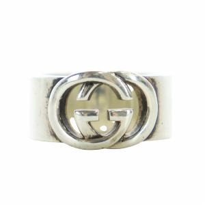 GUCCI 指輪 リング インターロッキング Silver925 ロゴ 19号 シルバー色 GY18 /MQ OH