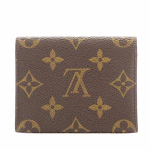 LOUIS VUITTON モノグラム アンヴェロップ カルト ドゥ ヴィジット カードケース ブラウン M62920