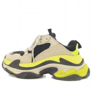 BALENCIAGA 524039 TRIPLE S トリプルS スニーカー 黄 24?p