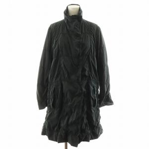 Haat ISSEY MIYAKE ハート イッセイミヤケ コート ロング丈 アウター 2 緑 グリーン