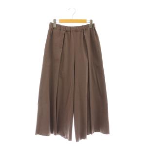 22AW フロントタックワイドパンツ イージー ブラウン IM24FK543 /DF OS SH