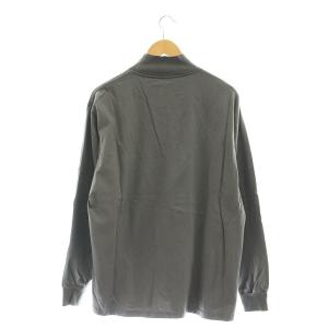 Graphpaper L/S Mock Neck Tee カットソー Tシャツ 長袖 モックネック 1 グレー /MI OS