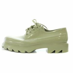 BOTTEGA VENETA ストライド レースアップシューズ ローカット ラバー 45 カーキ /BB MT GY19