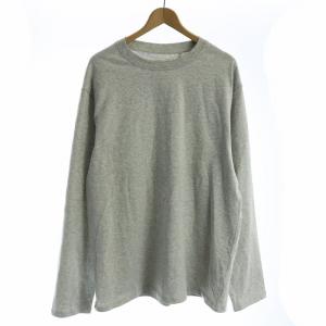 FOG ESSENTIALS Tシャツ 長袖 ロンT クルーネック バックプリント ロゴ S ヘザーグレー 杢グレー /MW GY18