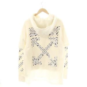 Off-White オフホワイト 20SS AIRPORT TAPE DOUBLE TEE HOODIE