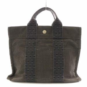 HERMES エールライン PM トートバッグ グレー