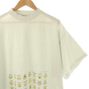 BALENCIAGA 24年 How Are You Feeling Today Tシャツ ダメージ加工 2 グレー