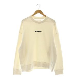 ロゴプリントコットンスウェット XL オフホワイト