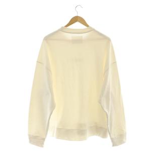 JIL SANDER＋ ロゴプリントコットンスウェット XL オフホワイト