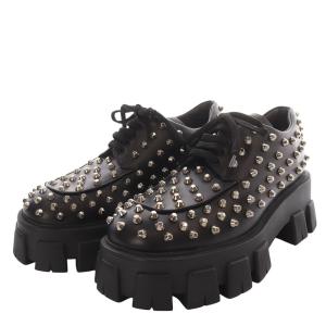 PRADA Derby shoes モノリス スタッズ シューズ
