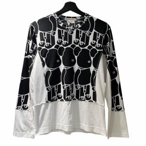× MEDICOM TOY 21SS ベアブリック 長袖Tシャツ ロンT カットソー XS ブラック ホワイト
