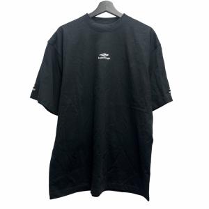 ロゴ刺繍Tシャツ S ブラック 802038 TMVA5